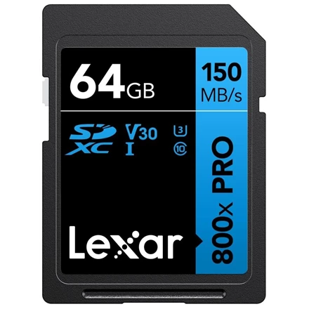Lexar 64GB SDXC 150 MB/s atminties kortelė