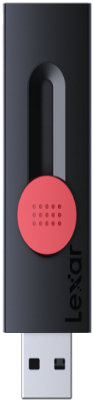 Lexar | Flash Drive | JumpDrive D300 | 64 GB | USB Type-C/Type-A | Juodas/Raudona