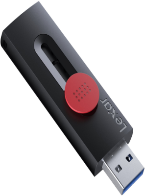 Lexar | Flash Drive | JumpDrive D300 | 64 GB | USB Type-C/Type-A | Juodas/Raudona