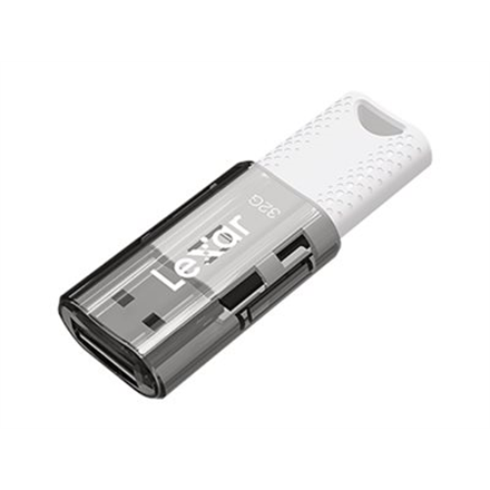 Lexar | USB atmintinė | JumpDrive S60 | 32 GB | USB A tipo | Juoda/Žalsvai mėlyna