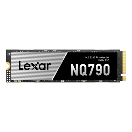 Lexar SSD | LNQ790X512G-RNNNG | 512 GB | SSD form factor M.2 | Solid-state drive sąsaja PCIe Gen 4X4, NVMe | Skaitymo greitis 6400 MB/s | Rašymo greitis 2900 MB/s