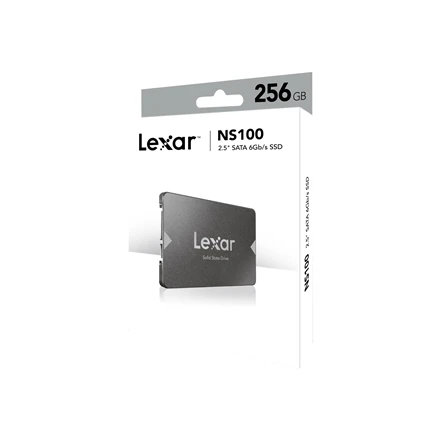 Lexar | NS100 | 256 GB | SSD form factor 2.5" | Solid-state drive sąsaja SATA III | Skaitymo greitis 520 MB/s | Rašymo greitis 510 MB/s