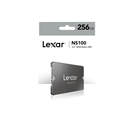 Lexar | NS100 | 256 GB | SSD form factor 2.5" | Solid-state drive sąsaja SATA III | Skaitymo greitis 520 MB/s | Rašymo greitis 510 MB/s