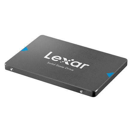 Lexar® 480 GB NQ100 2,5 colio SATA (6 Gb/s) kietojo kūno diskas, iki 560 MB/s skaitymo ir 480 MB/s rašymo, EAN: 843367122707