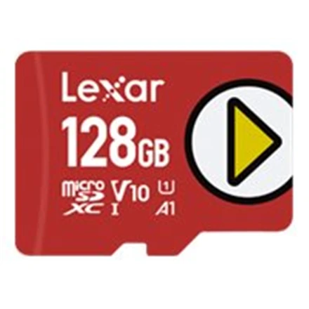 Atminties kortelė Lexar | UHS-I | 128 GB | Micro SDXC | Flash atminties klasė 10