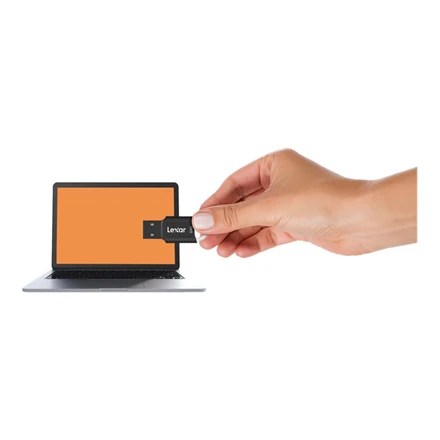 Lexar | USB atmintinė | JumpDrive V40 | 64 GB | USB A tipo | Juodas