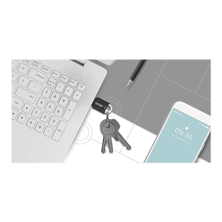 Lexar | USB atmintinė | JumpDrive V40 | 64 GB | USB A tipo | Juodas