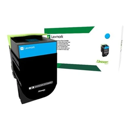 Lexmark 80C2SC0 | 802SCE mėlynos spalvos standartinės našumo korporacinė kasetė (2k) | Kasetė | Žydra spalva
