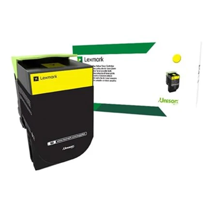 Lexmark 80C2SY0 | 802SYE Geltona standartinė našumo korporacinė kasetė (2k) | Kasetė | Geltona