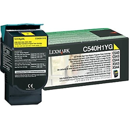 Lexmark C540H1YG Cartridge, Geltona, 2000 pages
