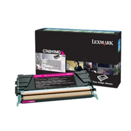 Lexmark C748H3MG kasetė, purpurinė, 10 000 puslapių