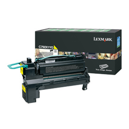 Lexmark C792X1YG kasetė, Geltona, 20000 puslapių
