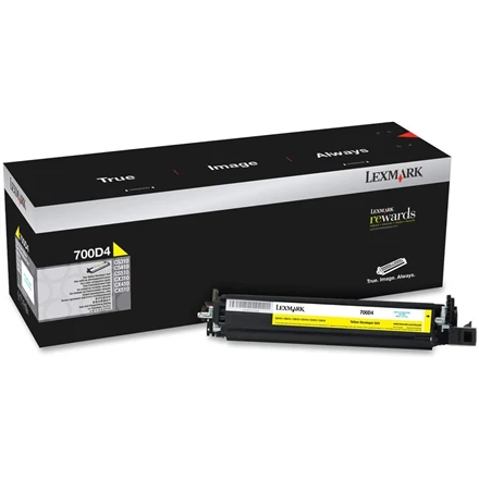 Lexmark 70C0D40 kūrėjų skyrius, Geltona, 40 000 puslapių