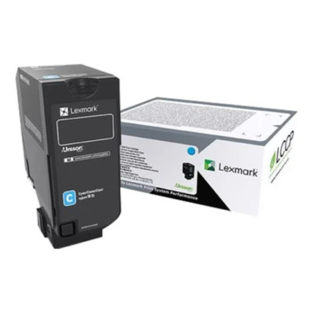 Lexmark CS72x žalsvai mėlyna standartinė našumo dažų kasetė | Lexmark 74C0S20 | CS720 žalsvai mėlynos spalvos standartinio našumo dažų kasetė | Kasetė | Žydra spalva