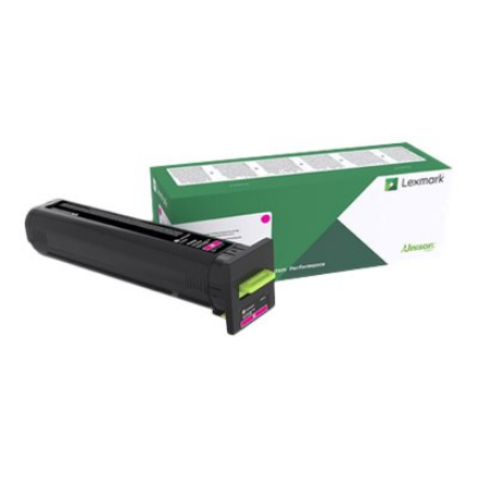 Lexmark CX860 raudonų dažų grąžinimo programos 55K tonerio kasetė | Lexmark 82K2UM0 | Lexmark - itin didelio našumo - raudona - originali - tonerio kasetė - LCCP, LRP | Tonerio kasetė | Raudona