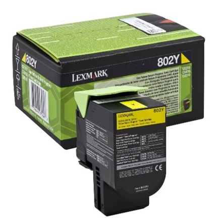 Lexmark 802Y kasetė, geltona