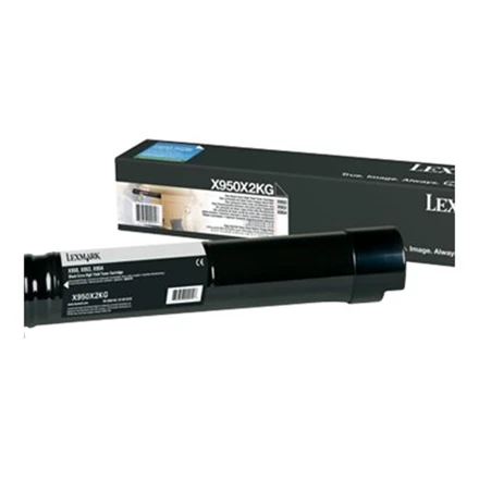 Lexmark X950X2KG | X95x Juodas Extra High Yield Toneris Cartridge (32K) | Cartridge | Juodas