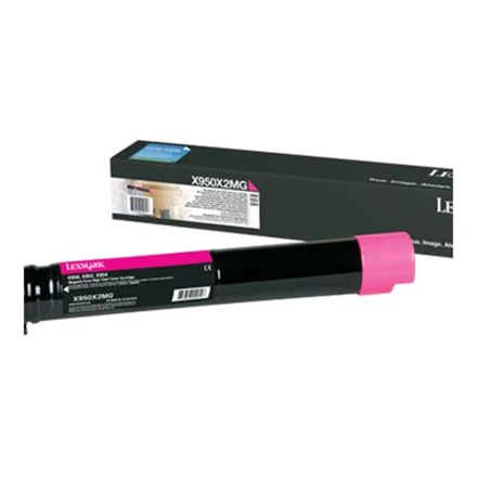 StarTech Lexmark X950X2MG | X95x Magenta ypač didelio našumo dažų kasetė (22K) | Kasetė | Magenta