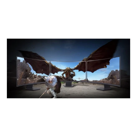 Monitorius LG | 32GS60QC-B | 32 " | VA | QHD | 16:9 | 180 Hz | 1 ms | 2560 x 1440 pikselių | 300 cd/m² | HDMI jungtys quantity 2
