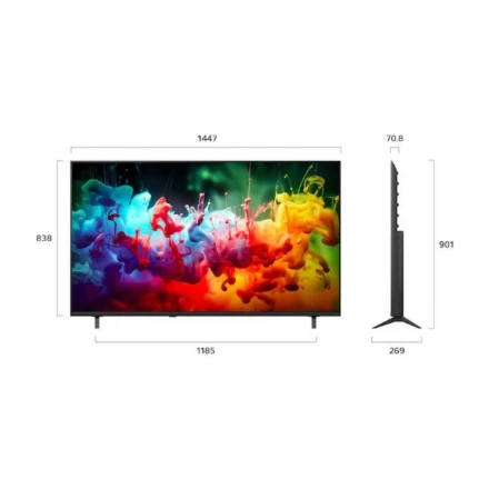 Televizorius LG QNED 4K AI Mini LED TV | 65QNED70B3C | 65 | Smart TV | webOS | UHD | Juodas (40 EUR nuolaidos kodas)