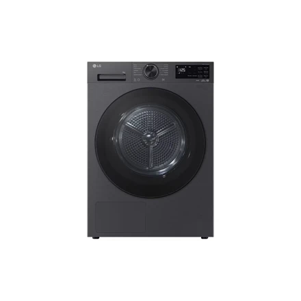 LG džiovyklė | RHX5009TBB | Energijos vartojimo efektyvumo klasė B | Priekinis pakraunamas | 9kg | Šilumos siurblys | LED | 66 cm pločio | Wi-Fi | Matinis juodas
