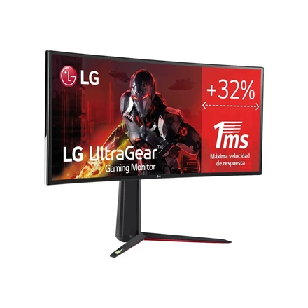 LG | Curved Gaming Monitorius | 34GN850P-B | 34 colių | IPS | UWQHD | 21:9 | 160 Hz | 1 ms | 3440 x 1440 | 400 cd/m²