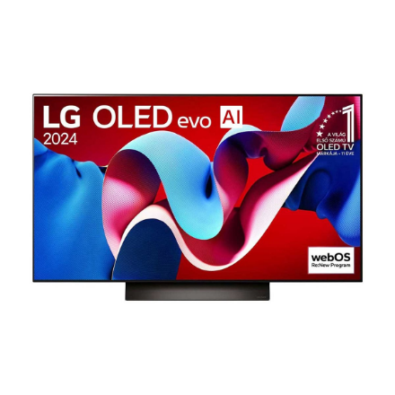 Televizorius LG 48" OLED/4K/Smart|3840x2160|Belaidis LAN|Bluetooth|WebOS|OLED48C41LA