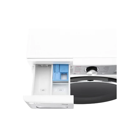 LG | Skalbimo mašina | F2WR909P3W | Energy efficiency class A | Front loading | Skalbimo talpa 9kg | 1200 RPM | Gylis 47.5 cm | Plotis 60 cm | LED | Steam function | Direct drive | Wi-Fi | Baltas