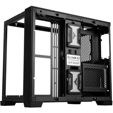 Lian Li O11 Dynamic Mini Juodas, Mini-X, Maitinimo šaltinis Nr