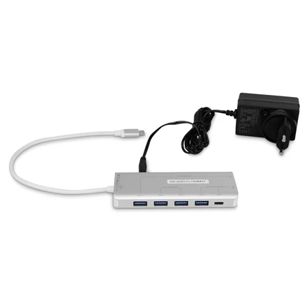 LMP USB-C Hub USB 3.0 (3.1 Gen 1) jungtys quantity 4, Aliuminio, USB 3.0 (3.1 Gen 1) Type-C jungtys quantity 3, Sidabrinis