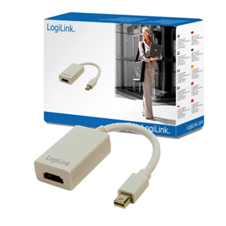 LogiLink Mini DisplayPort į HDMI adapteris su pakuote