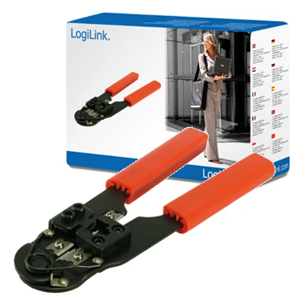 LogiLink Prisijungti | Presavimo įrankis RJ45 su metalo pjaustytuvu