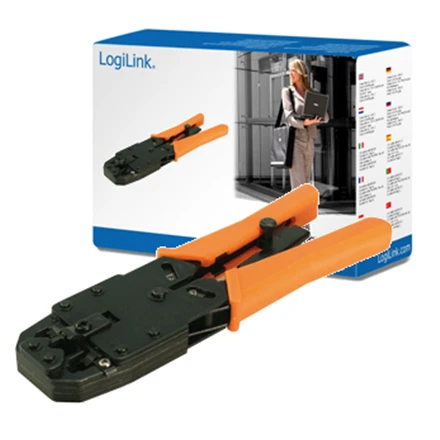 LogiLink Prisijungti | Universalus presavimo įrankis su pjaustytuvu ir metalo izoliatoriumi