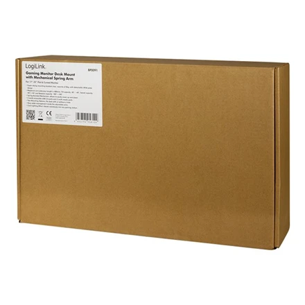 LogiLink Prisijungti | Stalo laikiklis | Pakreipimas, pasukimas, lygio reguliavimas, pasukimas | 17-32" | Maksimalus svoris (talpa) 8kg | Juodas/Raudona