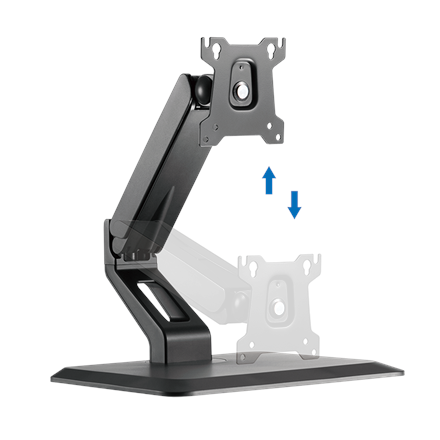 Laikiklis Logilink Jutiklinis ekranas Monitorius Mount BP0100 Desk Mount, 17–32 ", Maksimalus svoris (talpa) 10 kg, Juodas