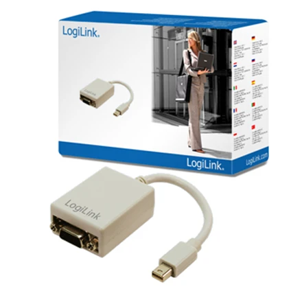 Logilink Mini DisplayPort į VGA adapteris su pakuote