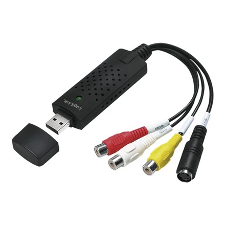 LogiLink Prisijungti | USB 2.0 A/V griebtuvas, USB-A/M iki 3x RCA + Mini-DIN 5/F, Windows 11 | VG0030 | USB-A, USB 2.0 (vyriškas) | 3x RCA (moteriška)