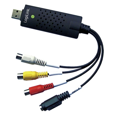 LogiLink Prisijungti | USB 2.0 A/V griebtuvas, USB-A/M iki 3x RCA + Mini-DIN 5/F, Windows 11 | VG0030 | USB-A, USB 2.0 (vyriškas) | 3x RCA (moteriška)