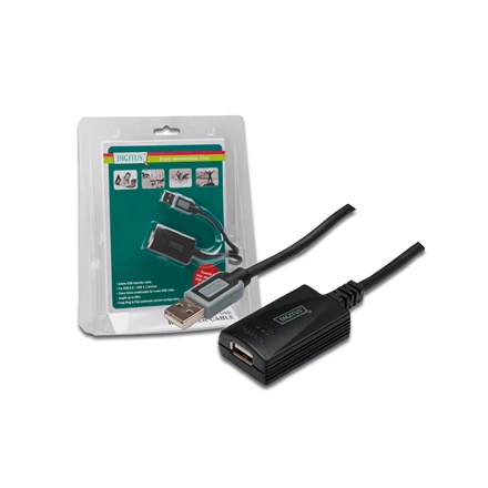 LogiLink Prisijungti | USB 2.0 kartotuvas 5m | USB-A į USB-A USB A kištukas | USB A moteriška
