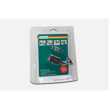 LogiLink Prisijungti | USB 2.0 kartotuvas 5m | USB-A į USB-A USB A kištukas | USB A moteriška
