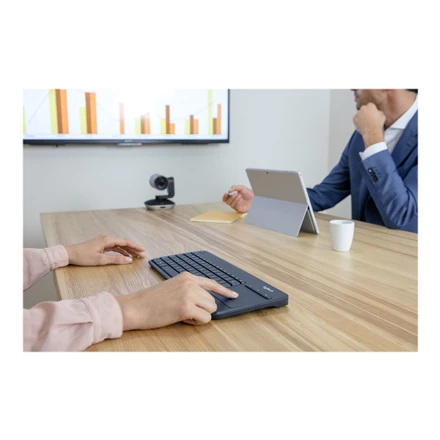 Belaidė klaviatūra Logitech K400 Plus, juoda