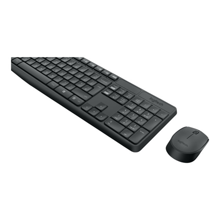 Belaidis klaviatūros ir pelės rinkinys Logitech MK235, RU išdėstymas
