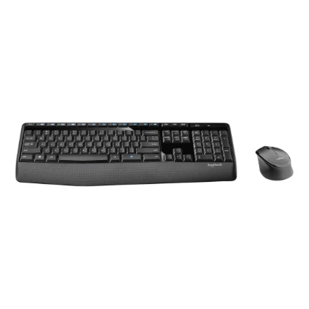 Belaidis klaviatūros ir pelės rinkinys Logitech MK345 Comfort, US išdėstymas