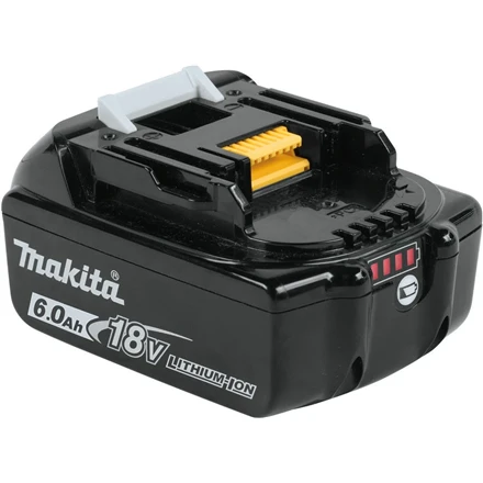 Makita Akumuliatorius BL1860B 18 V, 6.0 Ah; slide tipo Li-ion