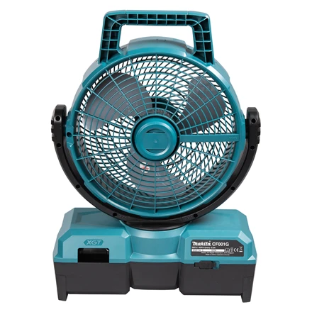 Makita CF001GZ Ventiliatorius XGT, 40V Max, 235mm su automatinio sukiojimo funkcija, "Z" versija - komplektuojamas be akumuliatoriaus ir kroviklio
