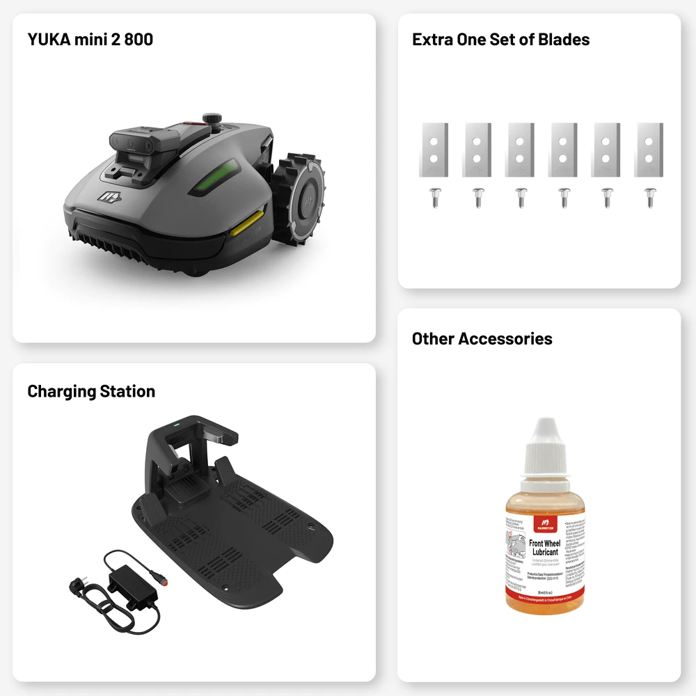 Mammotion belaidis robotas vejapjovė YUKA mini 2, 800 m²