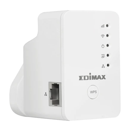 Edimax plėstuvas / prieigos taškas / tiltas EW-7438RPn Mini 802.11n, 2,4 GHz, 300 Mbit/s, 10/100 Mbit/s, Ethernet LAN (RJ-45) jungtys 1, antenos tipas 2x vidinė