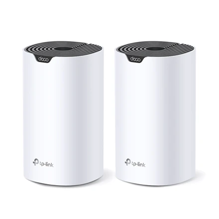 Maršrutizatorius TP-LINK | AC1900 viso namo tinklinio „Wi-Fi“ sistema | „Deco S7“ (2 vnt. pakuotė) | 802.11ac | 10/100/1000 Mbit/s | Ethernet LAN (RJ-45) jungtys 1 | Tinklo palaikymas: Taip | MU-MiMO: Taip | Ne, mobilusis plačiajuostis ryšys: | Antenos tipas: Vidinė