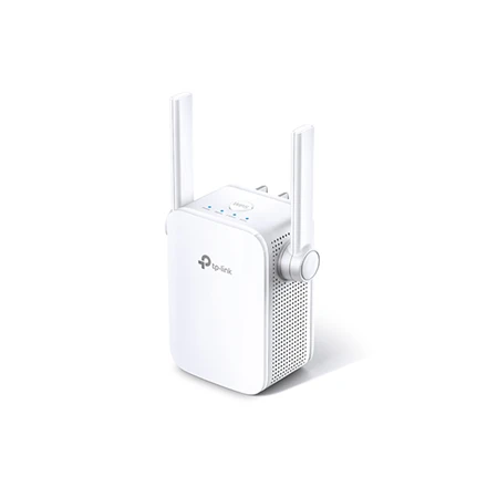 Maršrutizatorius TP-LINK AC1200 Dviejų juostų belaidis sieninis diapazono plėstuvas MediaTek 867Mbps esant 5GHz + 300Mbps esant 2,4GHz 802.11ac/a/b/g/n 1 10/100