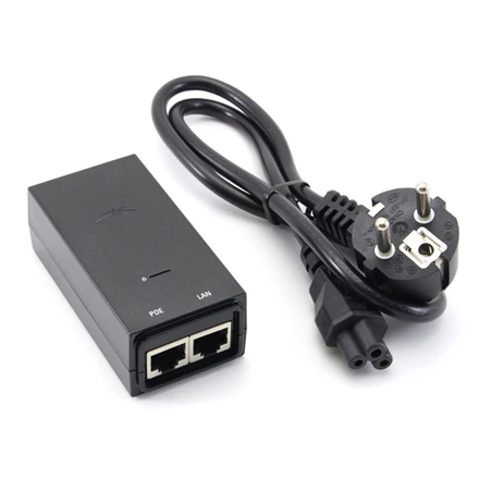 Ubiquiti PoE adapteris su maitinimo laidu